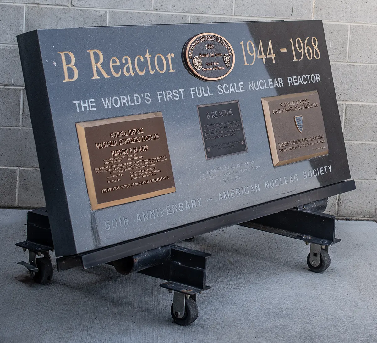 B Reactor Sign B Reactor Sign