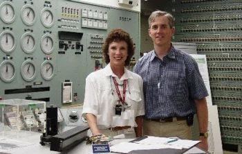Deputy Secretary of Energy Clay Sell along with BRMA President Michele Gerber in the Control Room at “B”.